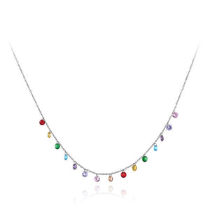 CZ Crystal Choker Necklace