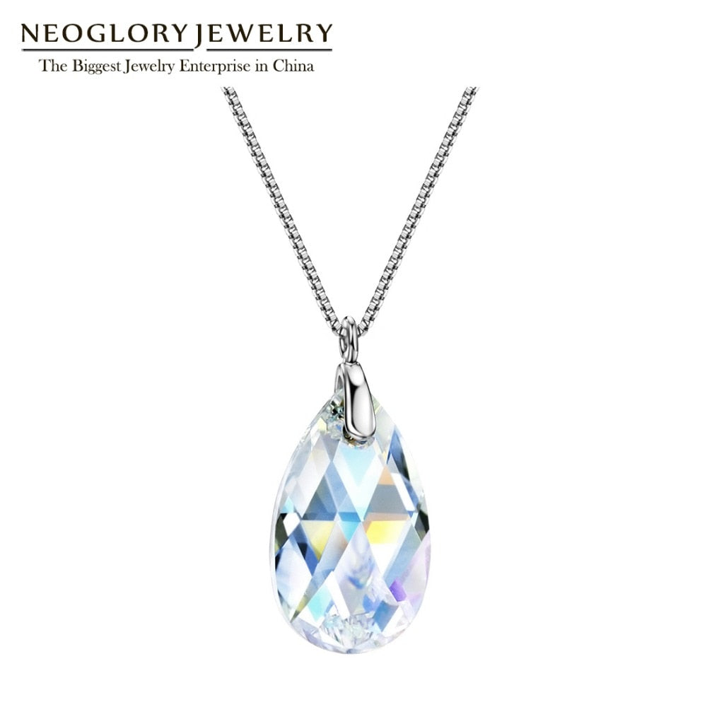 Teardrop Swarovski Necklace