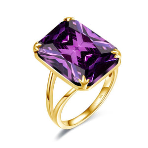 Amethyst Silver Ring