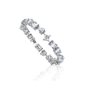 Sterling Silver  Moissanite Diamonds Bracelet