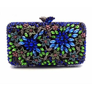 Elegant jeweled  crystal purses