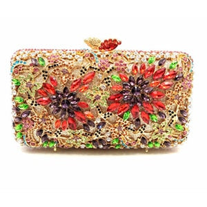 Elegant jeweled  crystal purses