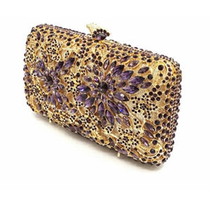 Elegant jeweled  crystal purses