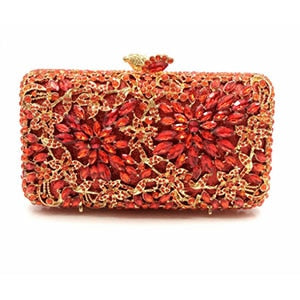 Elegant jeweled  crystal purses