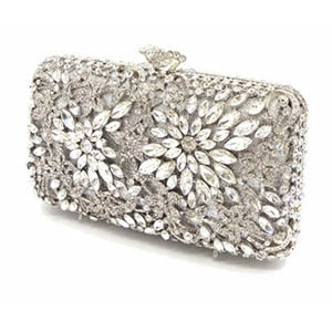 Elegant jeweled  crystal purses