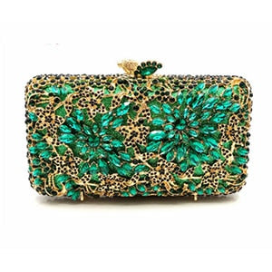 Elegant jeweled  crystal purses